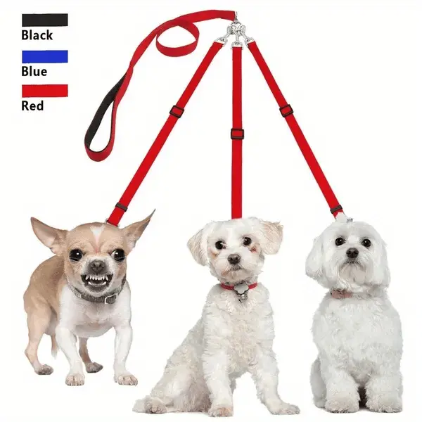 Adjustable No-Pull Dog Leash for Walking & Vehicle Restraint with Multi-Connection Design – description image 1
